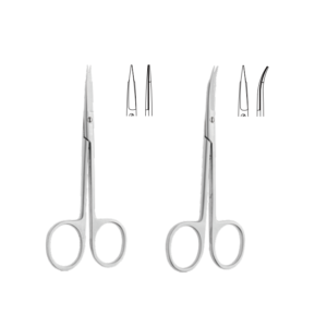 Anatomical fine scissors