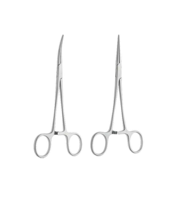Half-toothed hemostatic forceps