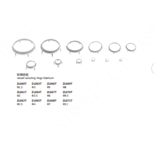 Vessel Suturing Rings (titanium)