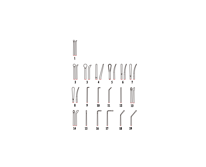 TXB-I Type Titanium Alloy Detacher Instrument Set - Image 2